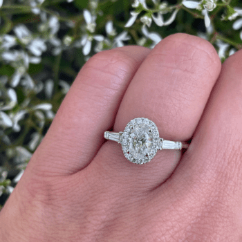 Melanie Diamond Engagement Ring white gold 100-670